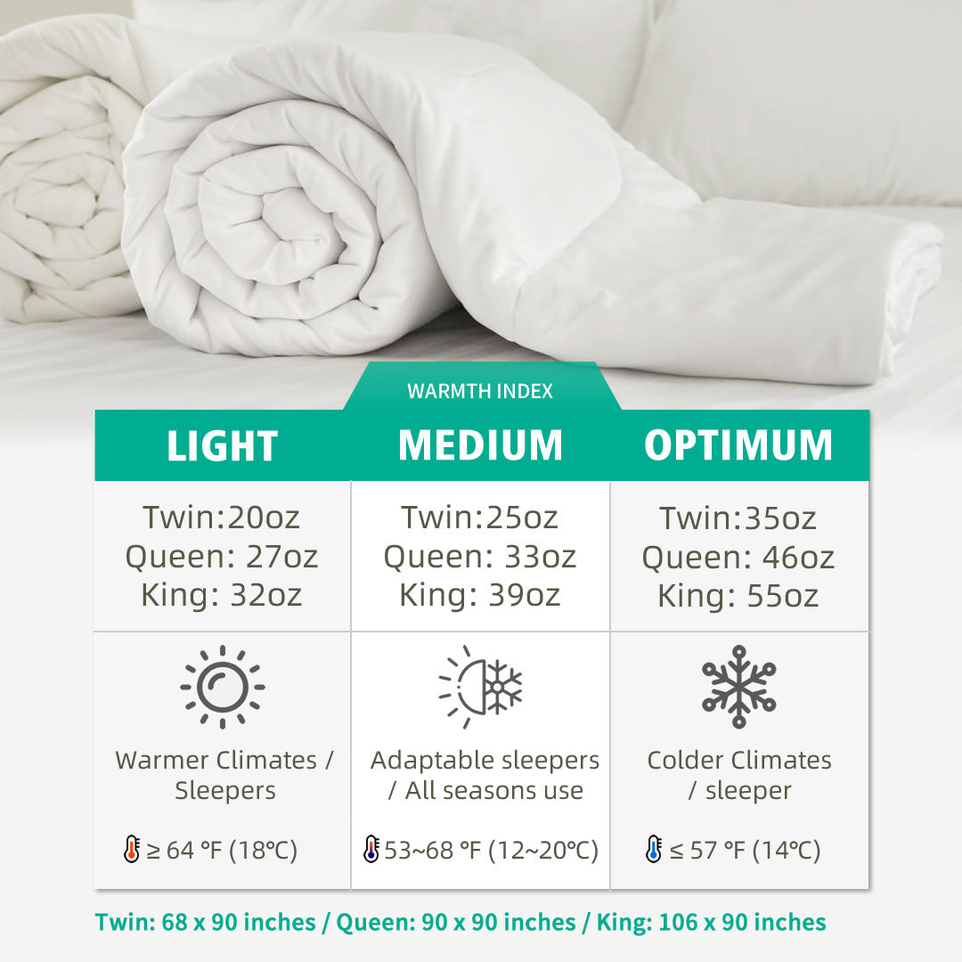 Luxurious Hungarian Goose Feathers Down Comforter 1600TC Ultra-Soft Pima Cotton Duvet Insert