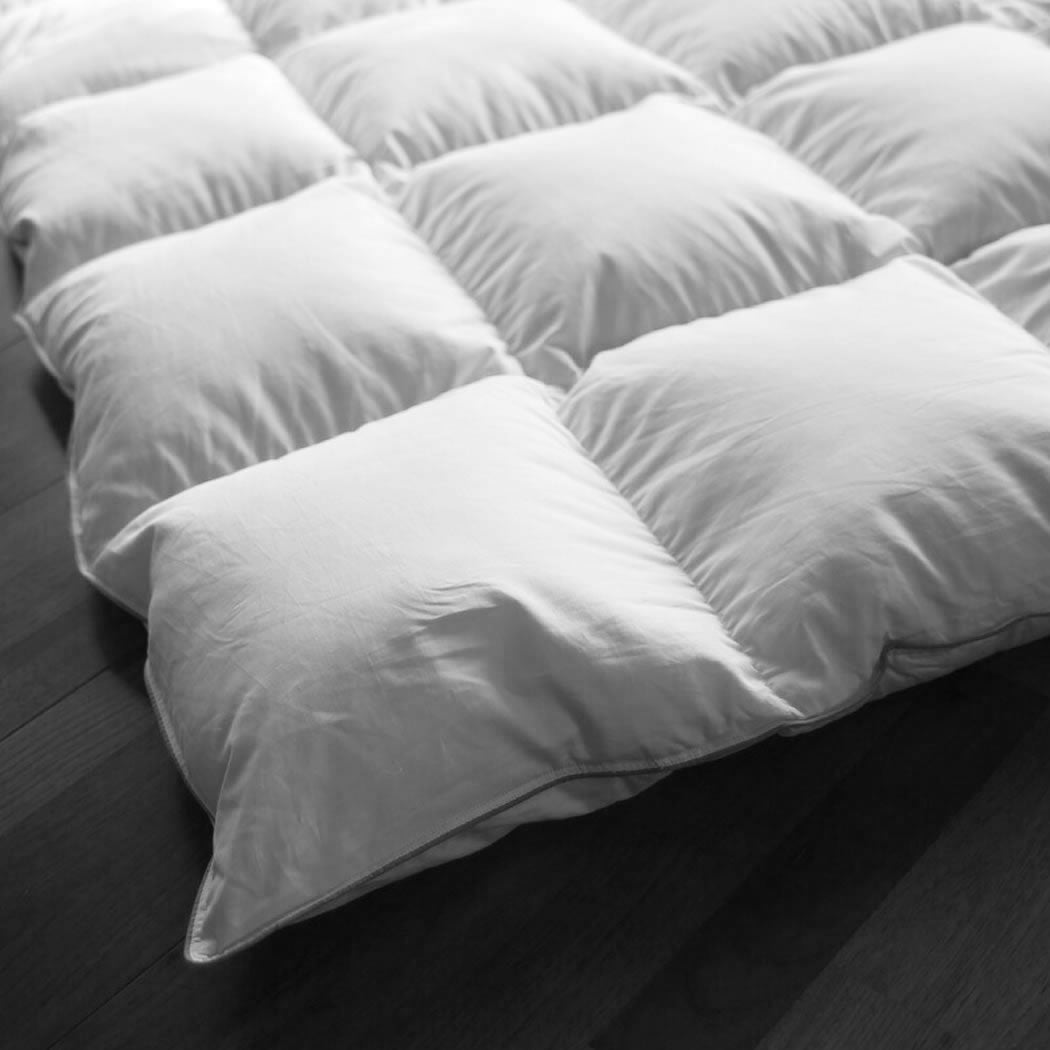 Luxurious Hungarian Goose Feathers Down Comforter 1600TC Ultra-Soft Pima Cotton Duvet Insert