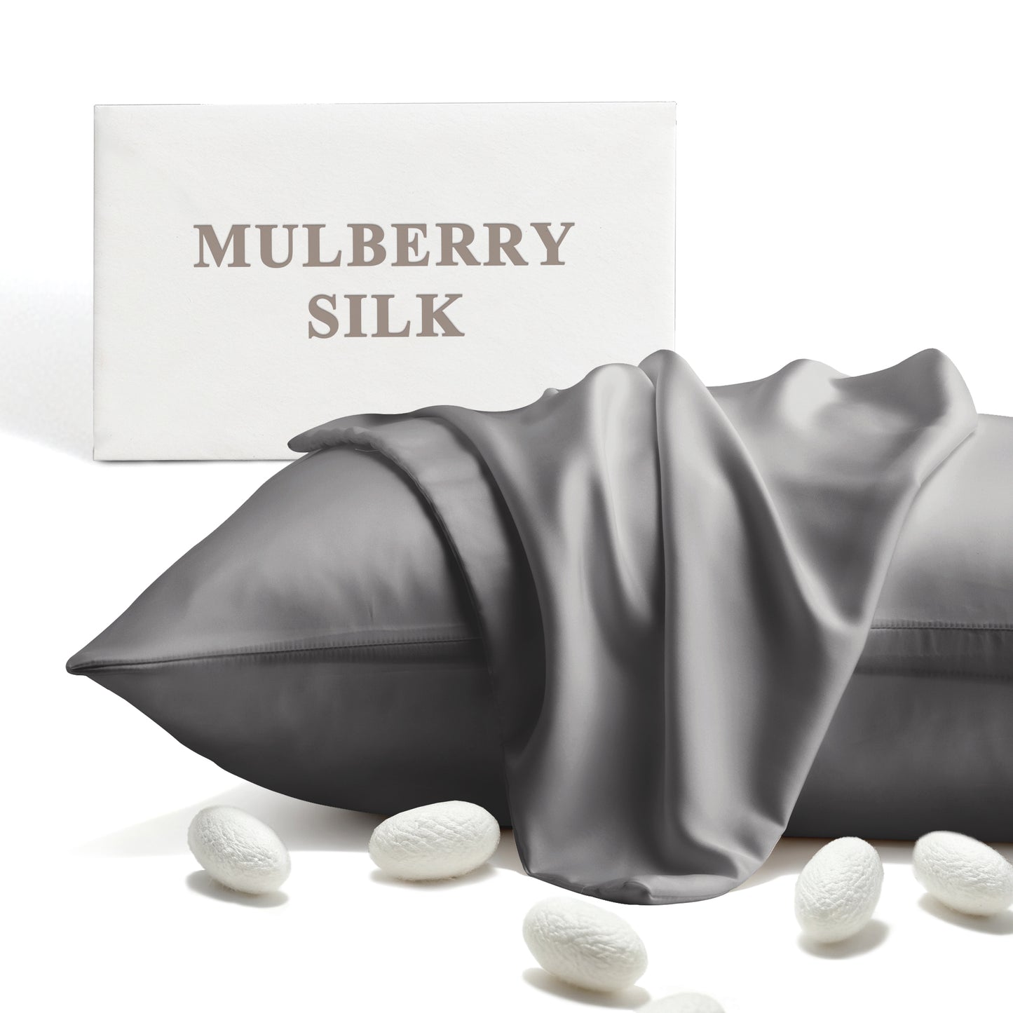 APSMILE Satin Pillowcases for Hair and Skin,Soft and Smooth Silk-Like Cooling Pillow Covers,Silky Pillow Cases,2 Pack