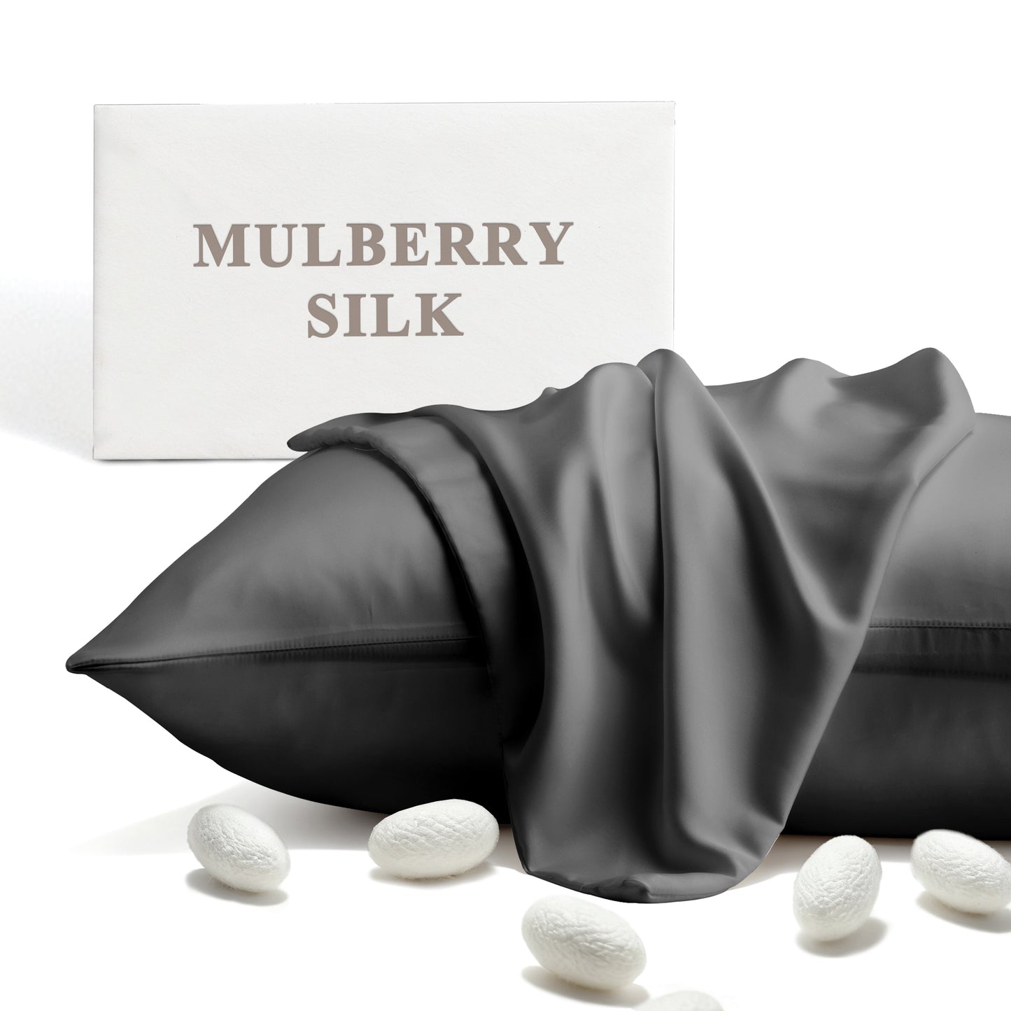 APSMILE Satin Pillowcases for Hair and Skin,Soft and Smooth Silk-Like Cooling Pillow Covers,Silky Pillow Cases,2 Pack